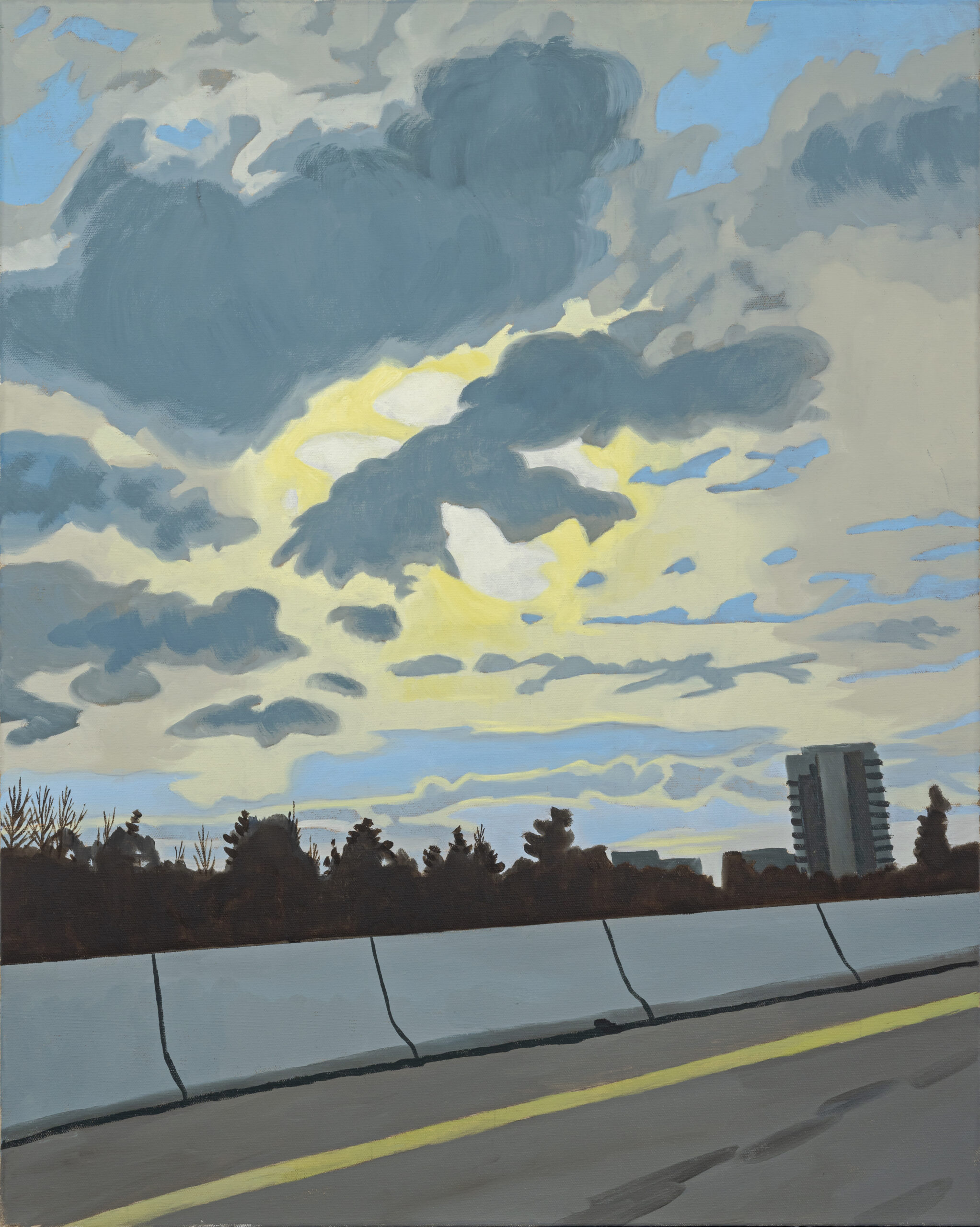 Early Sun Over the Don Valley Parkway (going to work)